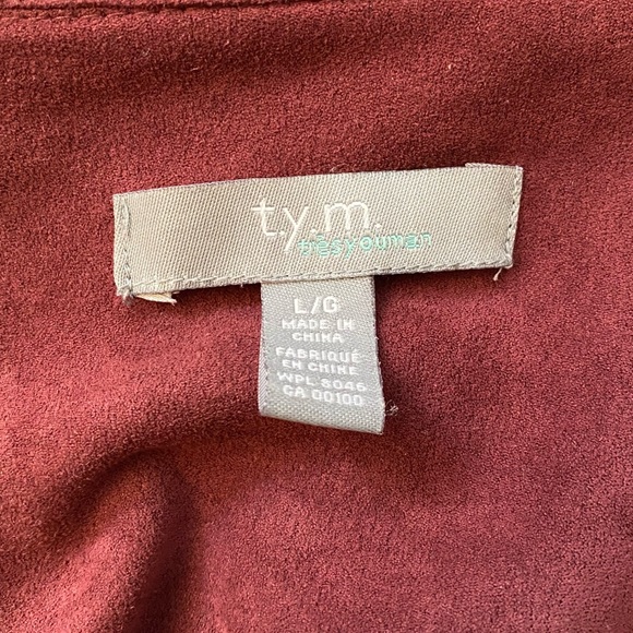 red tresyouman button-up - Picture 2 of 2